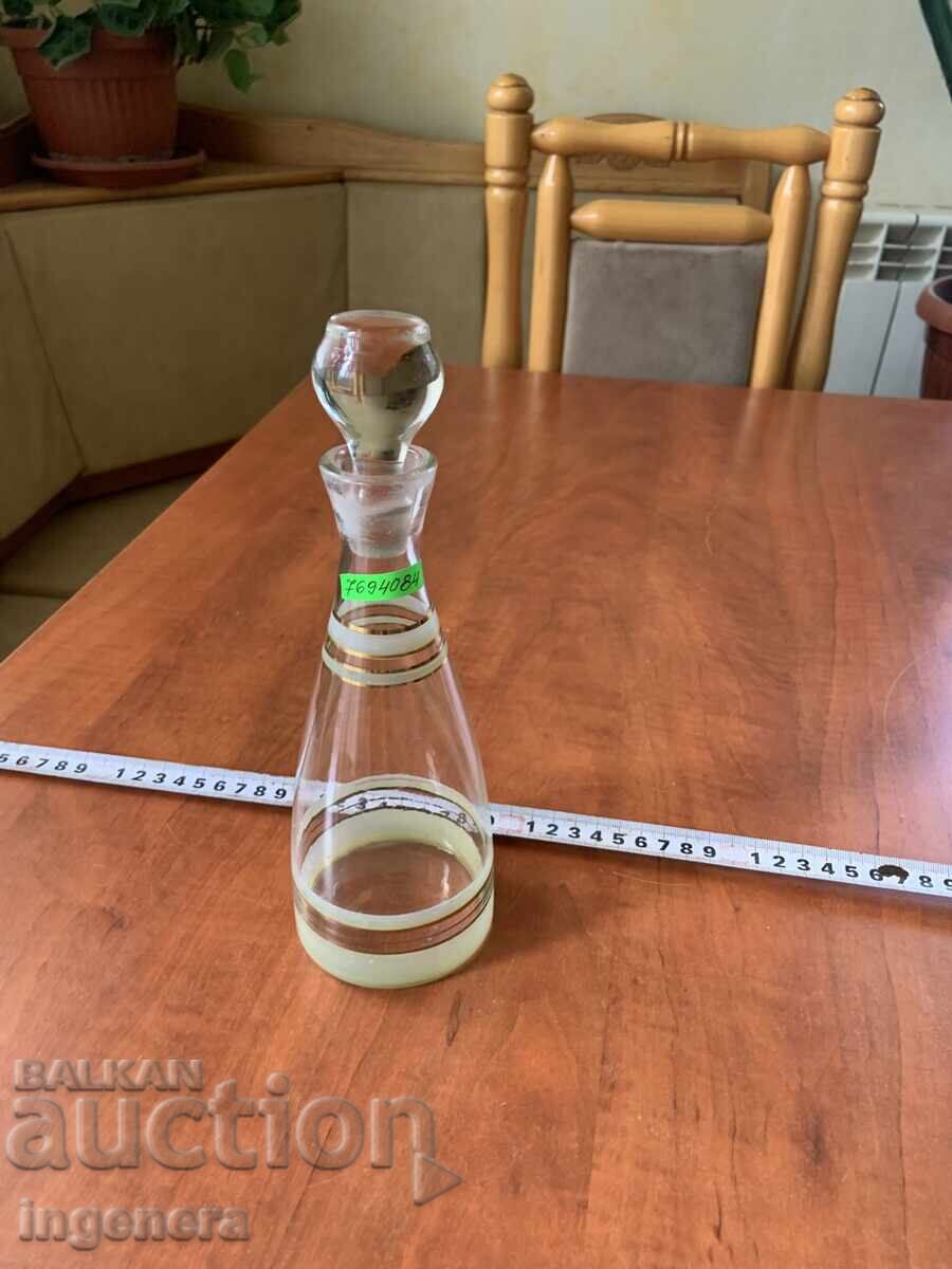 SOCA BOTTLE THIN WALL FOR BRANDY ENGRAVED GOLD SOCA BOTTLE THIN WALL FOR BRANDY ENGRAVED GOLD