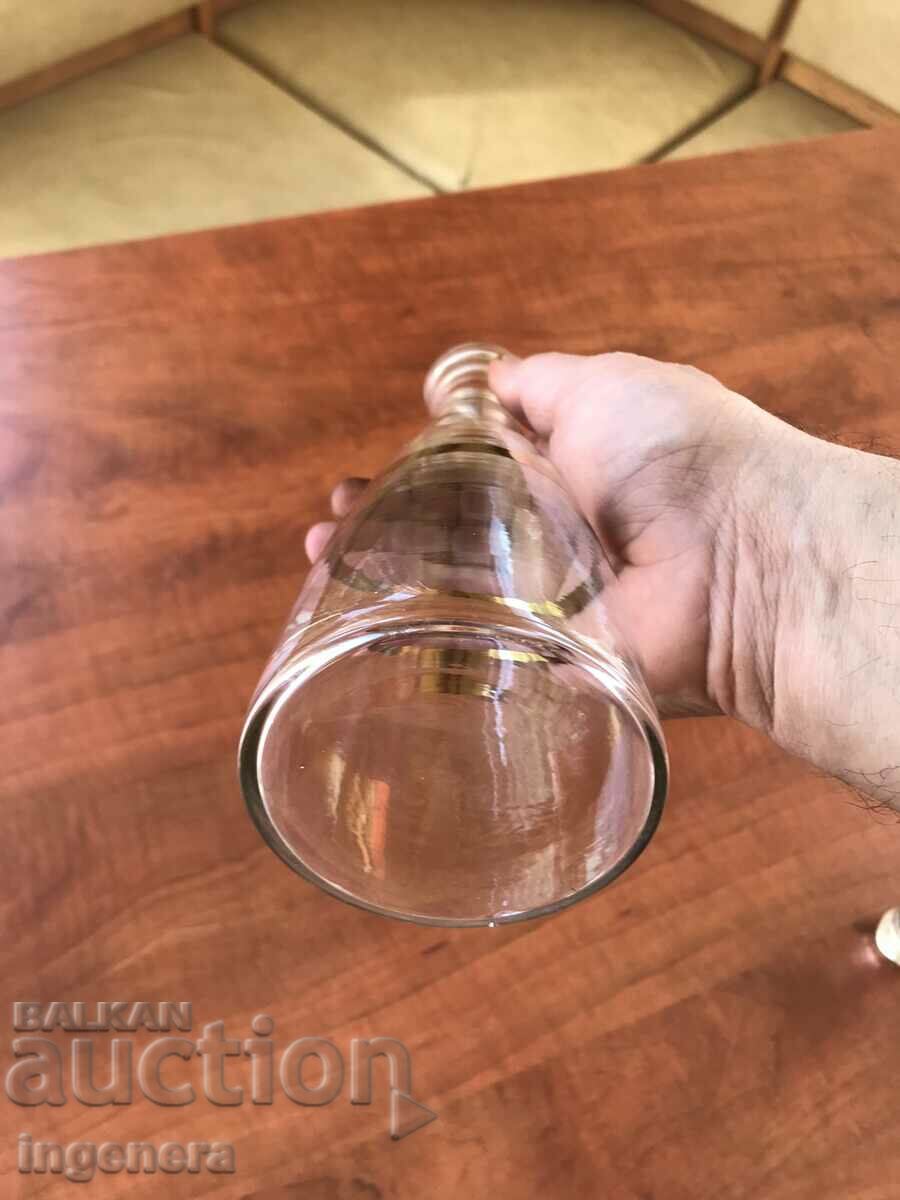 SOCA BOTTLE THIN WALL FOR BRANDY ENGRAVED GOLD - 5 SOCA BOTTLE THIN WALL FOR BRANDY ENGRAVED GOLD - 5