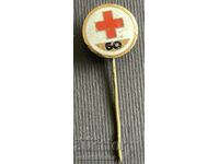 38210 Bulgaria sign 50 years. BCHK Red Cross enamel