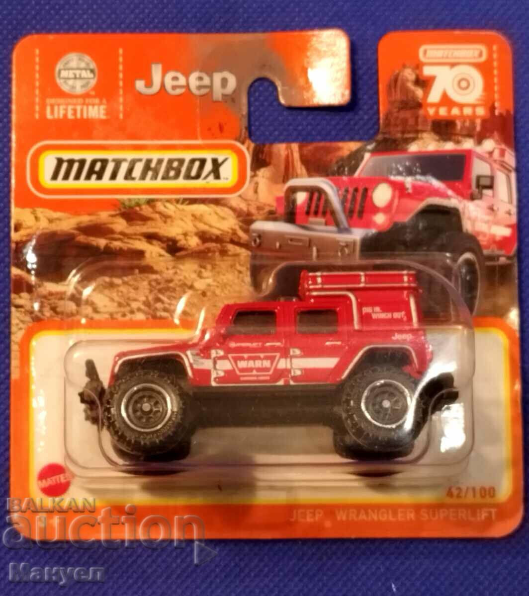 Matchbox in sealed blister.