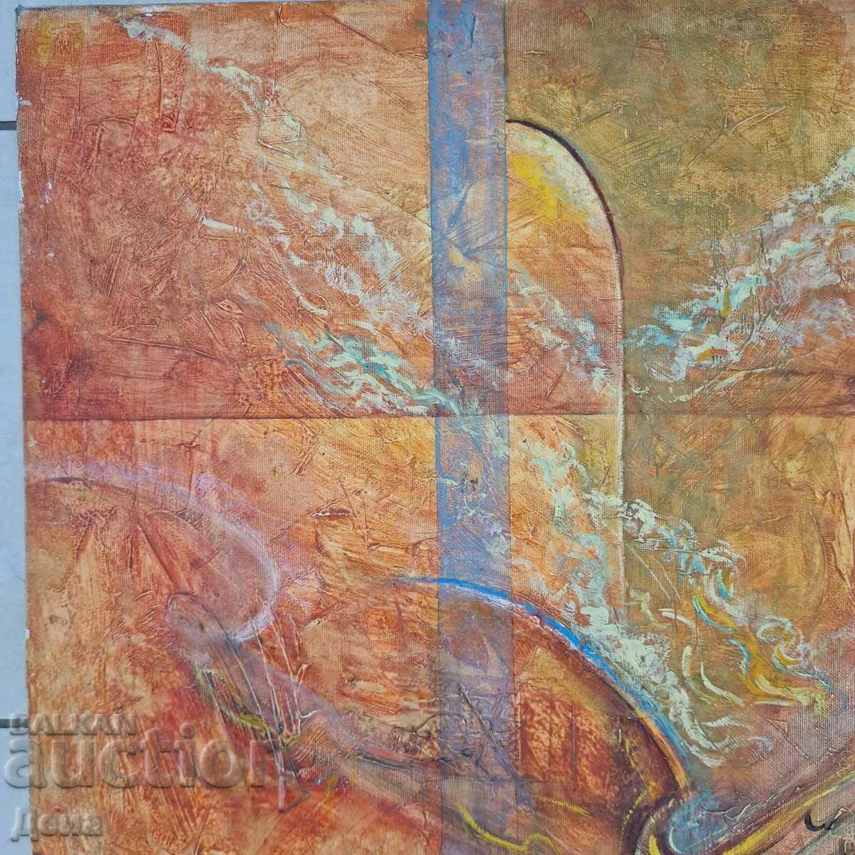 Pictură mare Evgeni Vatsov 2007 cu preț 400.00 BGN | € 204.52 Pictură mare Evgeni Vatsov 2007 cu preț 400.00 BGN | € 204.52