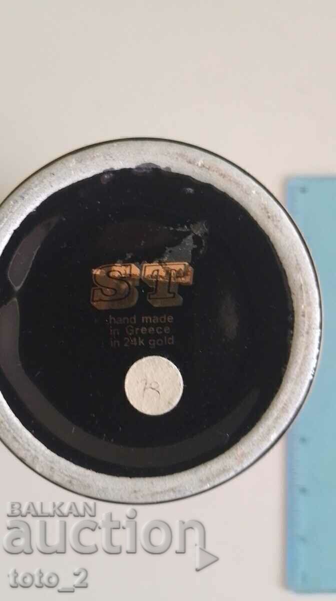 Livrarea FRUMOASĂ VAZĂ GRECĂ HANDMADE /AUR 24K/CRĂCIUN NAM