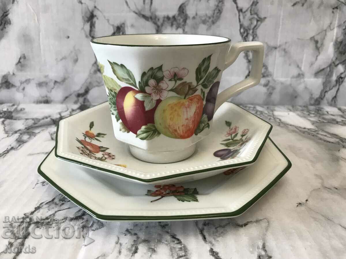 Beautiful Johnson Bros. Triple Tea Set