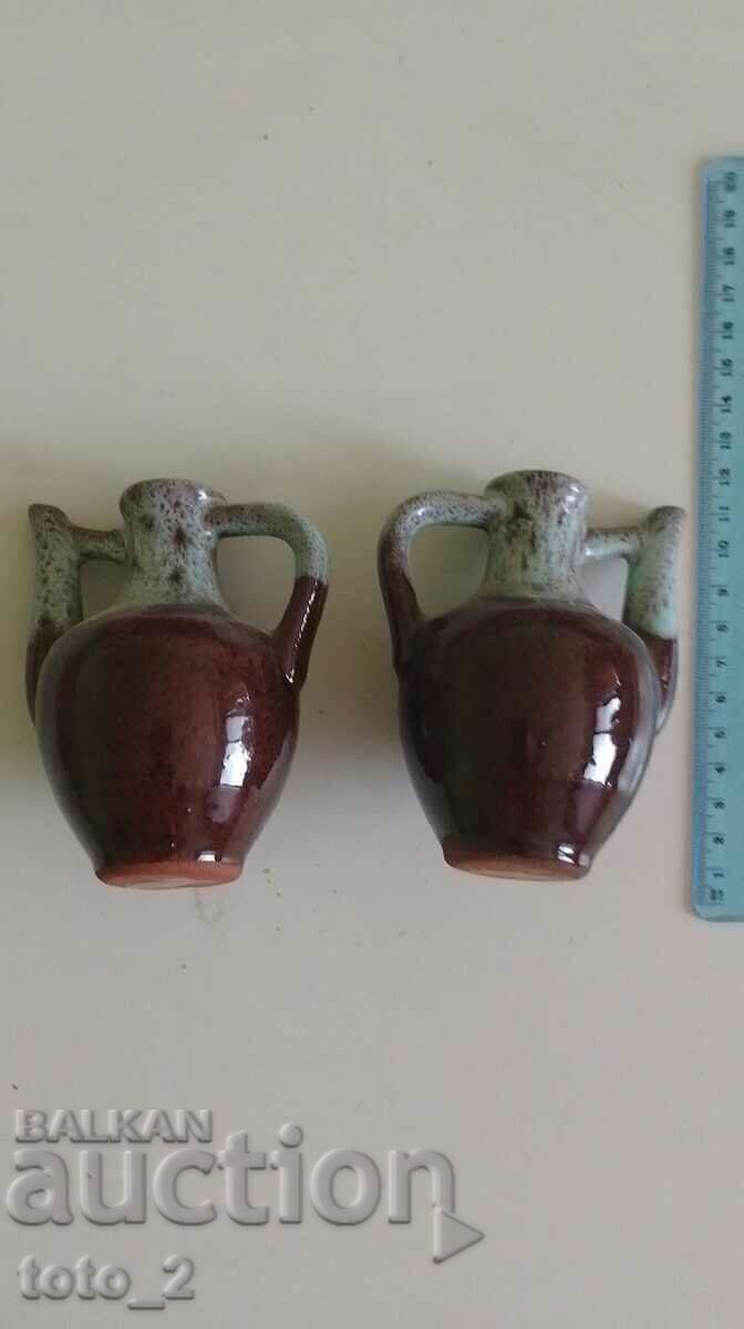 PAIR OF CERAMIC JUGS with price 11.99 BGN | € 6.13 PAIR OF CERAMIC JUGS with price 11.99 BGN | € 6.13