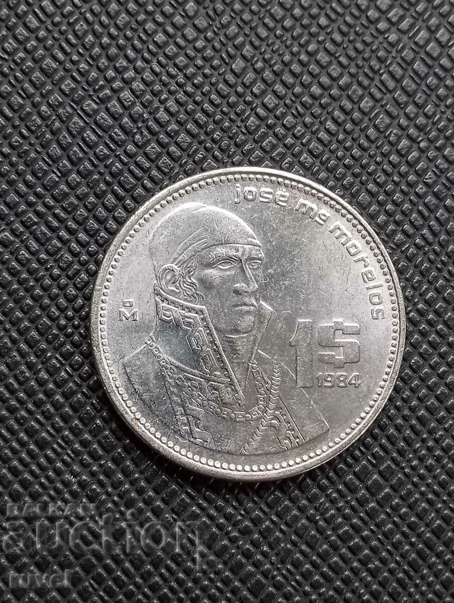 Mexic 1 peso 1984