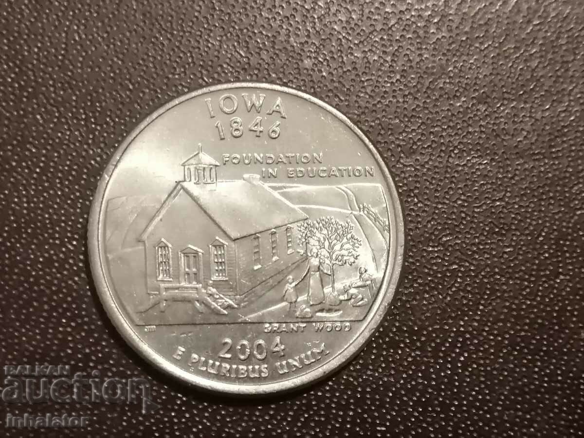 2004 R 25 cents Iowa