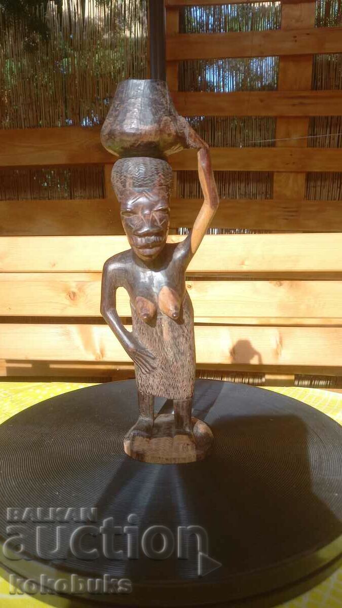 Wooden figure - head