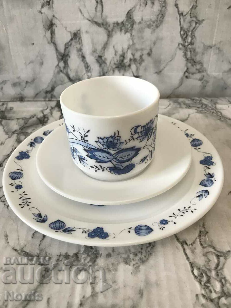 France triple tea set