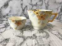 Vintage porcelain cups with markings