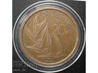 Belgium 20 francs 1980