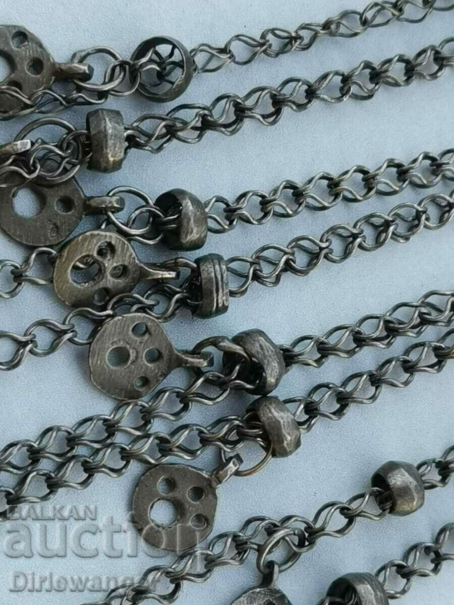 Bijuterii renascentiste. O cositoare. Silver / Sachan. Cu două fețe - 5