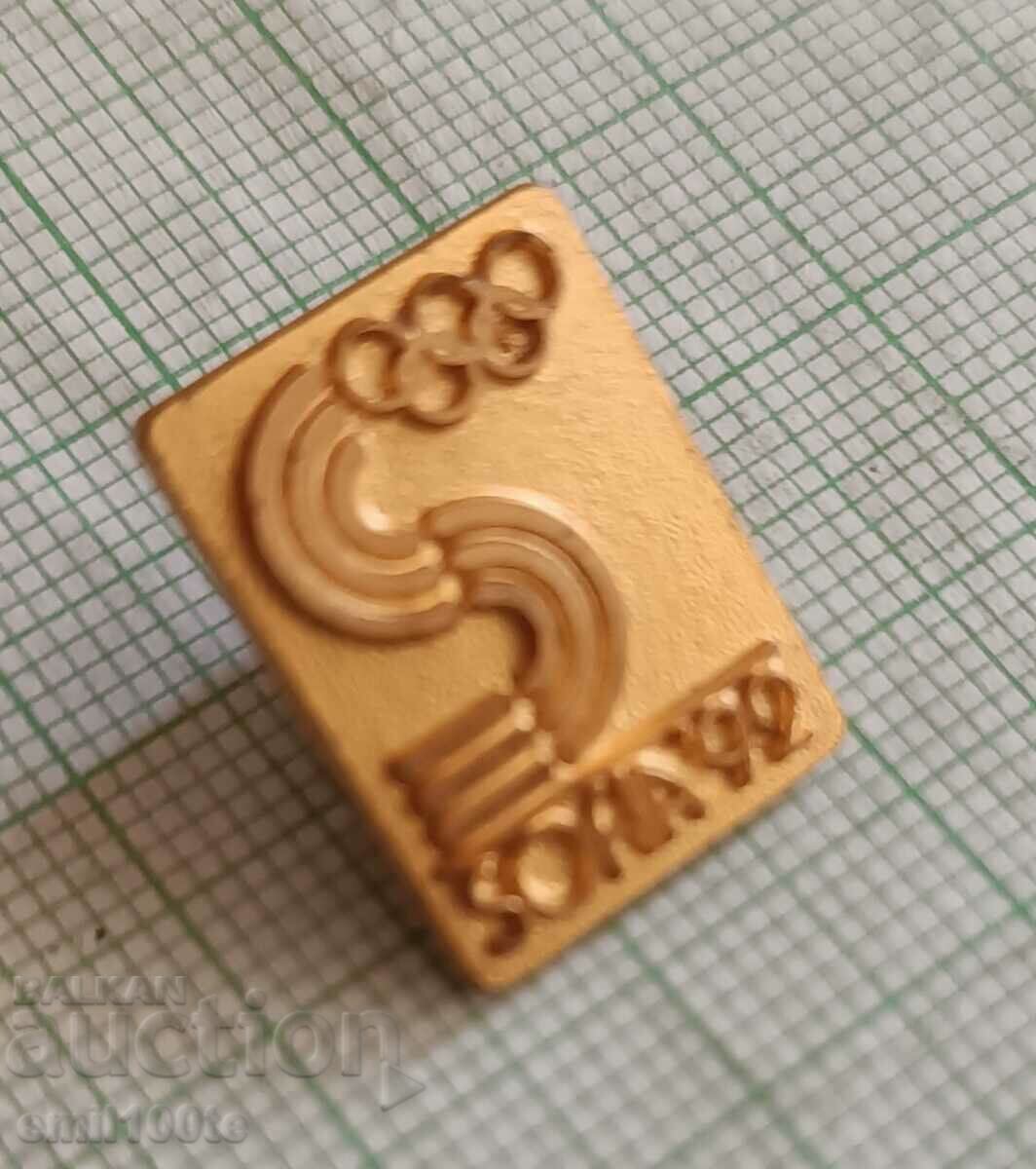 Auction Badge - Sofia candidate for Winter Olympic Games Sofia 92 Auction Badge - Sofia candidate for Winter Olympic Games Sofia 92