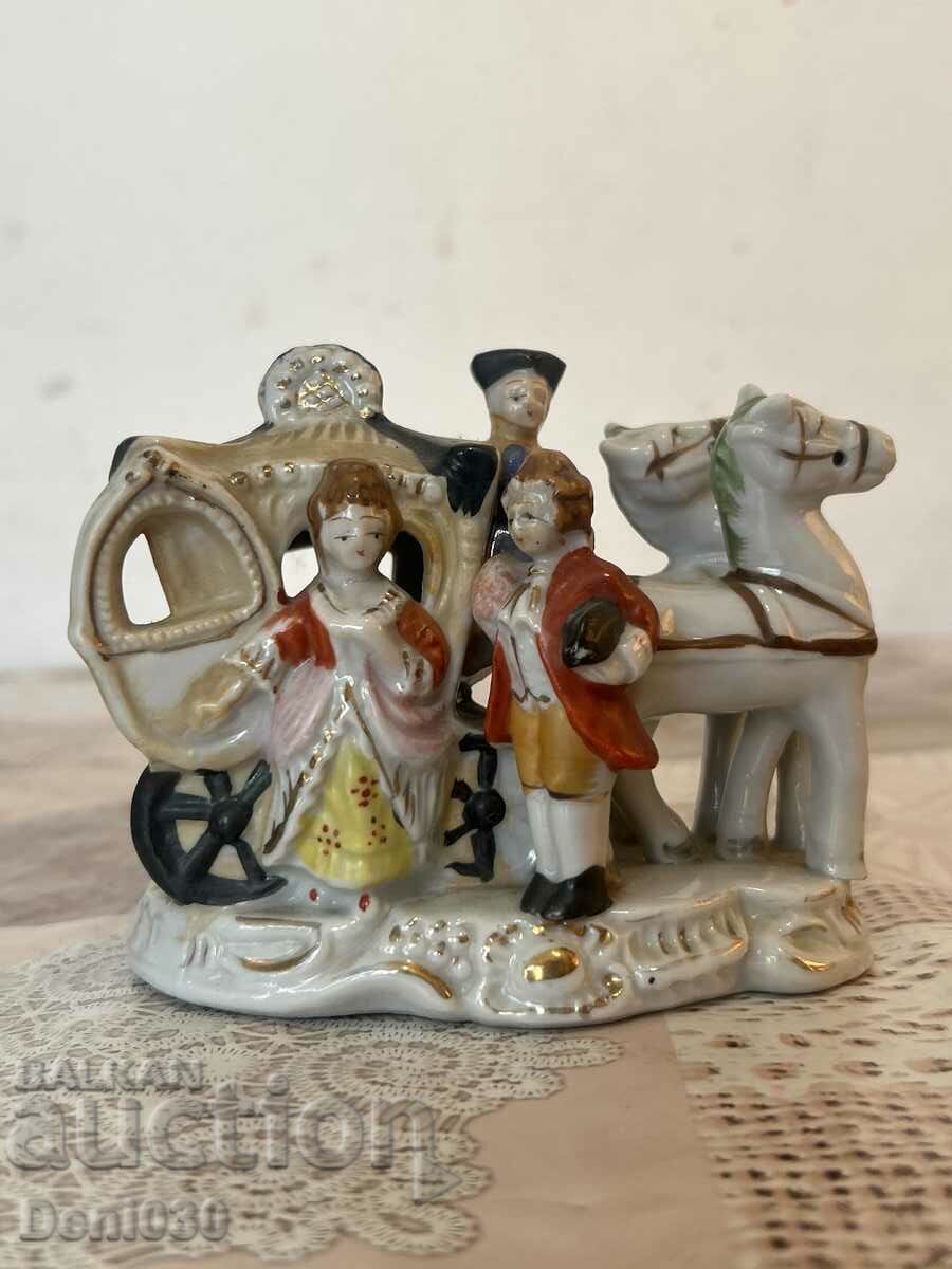 Old German porcelain figure with markings