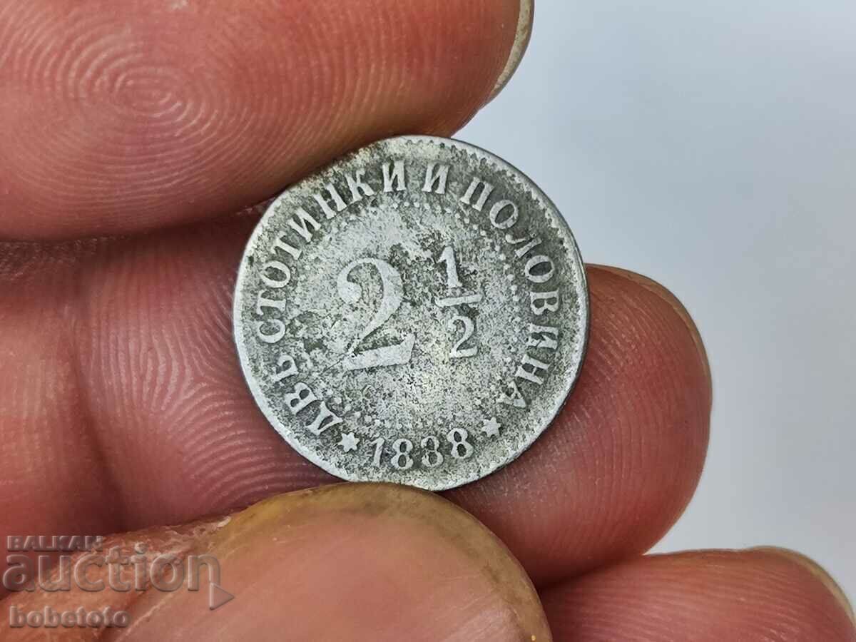 Moneda BZC 2 1/2 1888