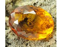 BZC! 9.76 ct natural citrine oval cert. GGL from 1 st!