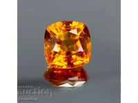 BZC! 7,40 ct pernă safir natural cert.GGL de la 1!