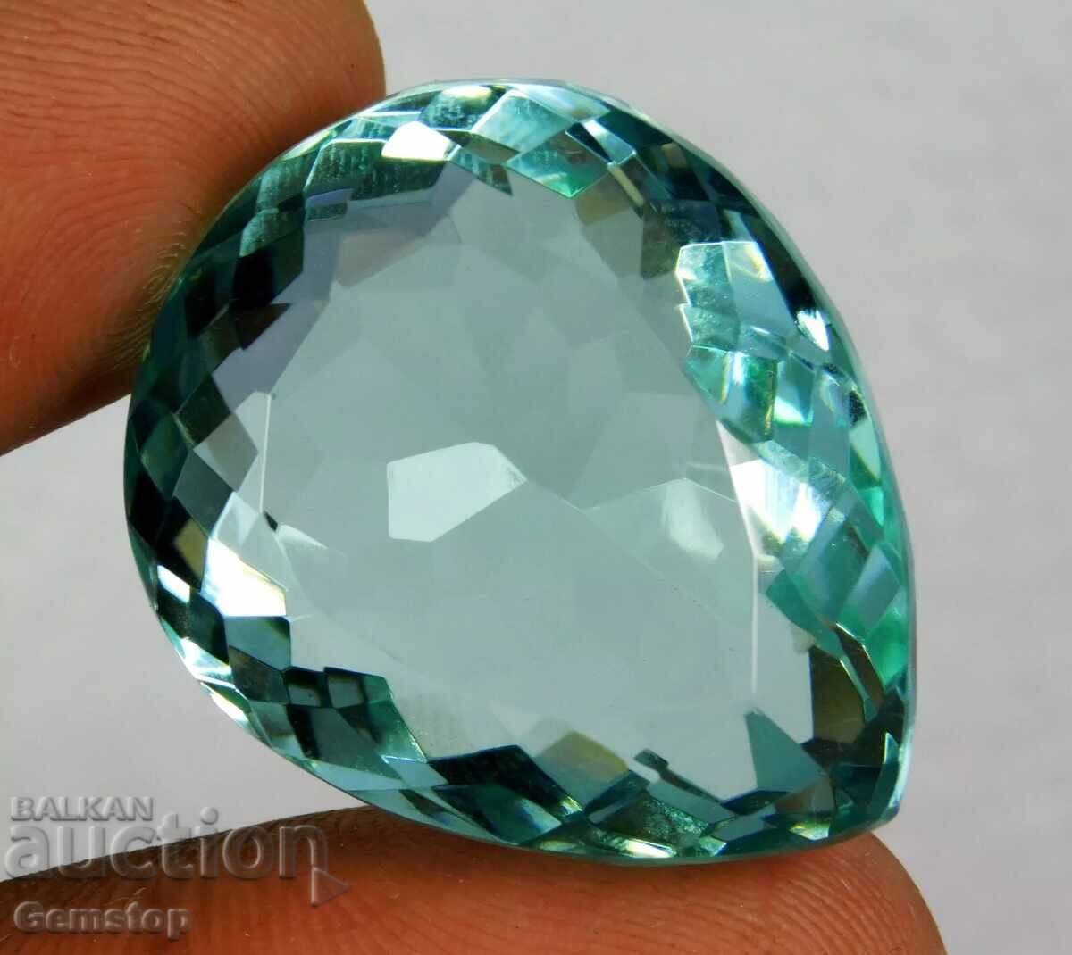 BZC! 73.50 kth natural aquamarine cert.OMGTL from 1st!