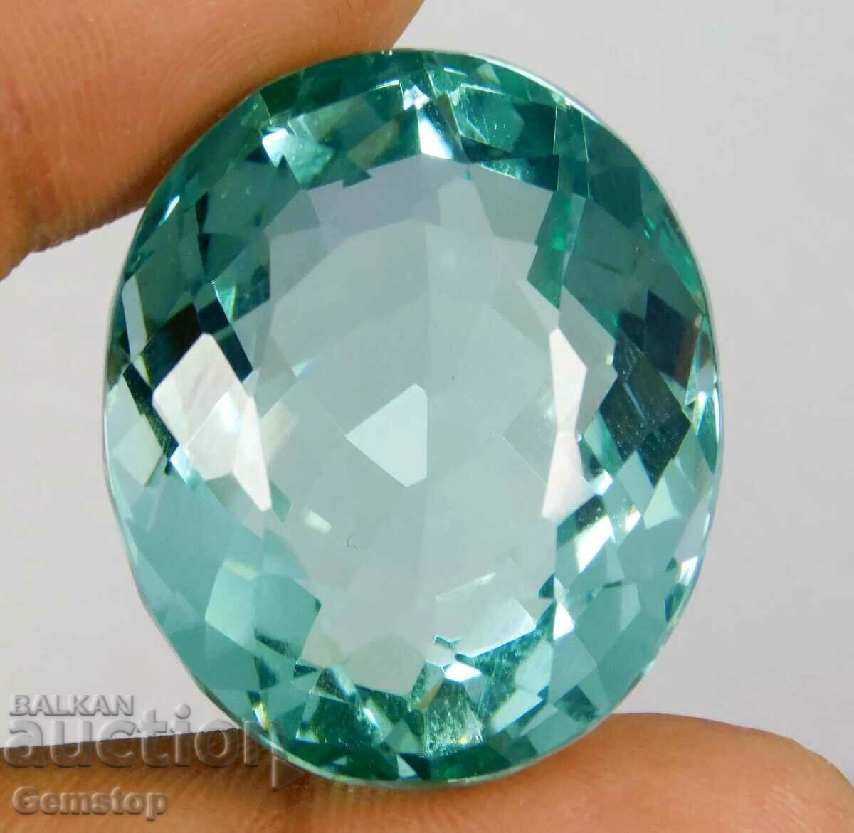 BZC! 103.90 kth natural aquamarine cert.OMGTL from 1st!