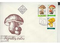 First Day Postal Envelope Edible Mushrooms