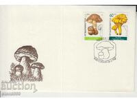 First Day Postal Envelope Edible Mushrooms