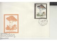 First Day Postal Envelope Edible Mushrooms