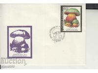 First Day Postal Envelope Edible Mushrooms