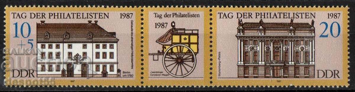 1987. GDR. Postage Stamp Day.