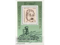 1979. GDR. 100 years since the birth of Albert Einstein. Block.