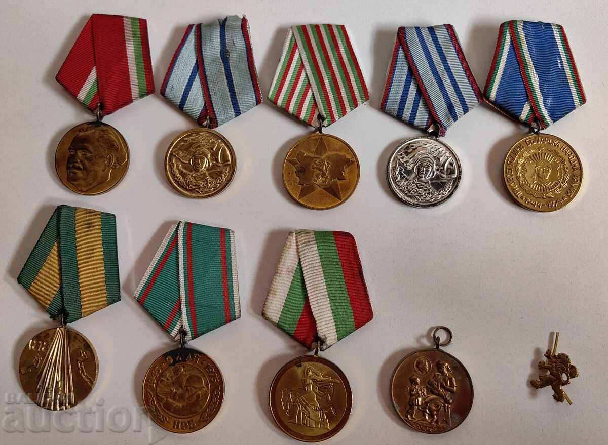 OT1ST LOT SOC MEDALS BULGARIA