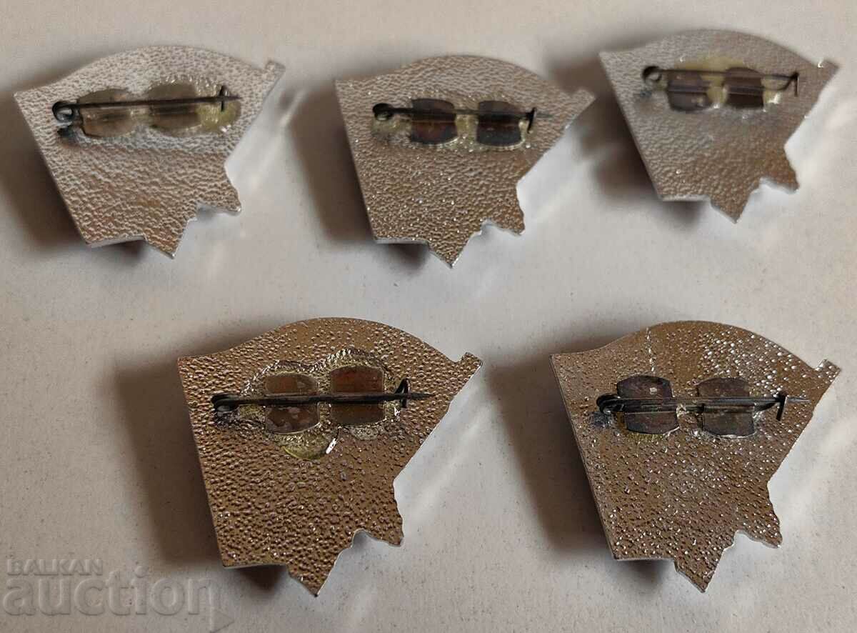 LOT SOC UNAWARDED UNC MINT BPFK ACTIVE COMBATANT BADGE MEDAL - 6 LOT SOC UNAWARDED UNC MINT BPFK ACTIVE COMBATANT BADGE MEDAL - 6