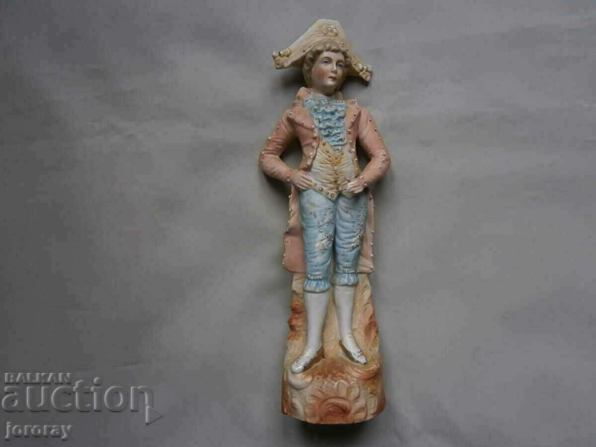 Porcelain biscuit figure 27cm