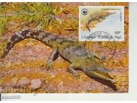 Postcard Maximum FDC Reptiles Lizards