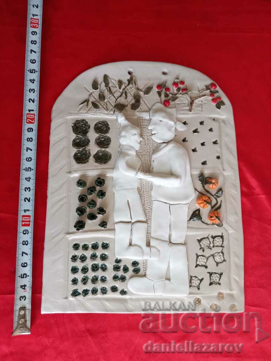 English Author Wall Relief Porcelain Panel Picture - 7 English Author Wall Relief Porcelain Panel Picture - 7