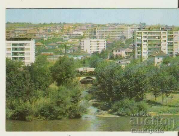 Bulgaria Mezdra card General view*