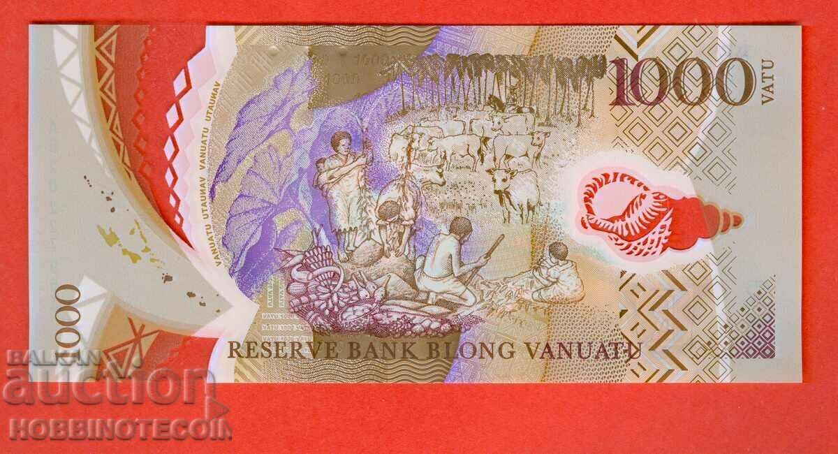 VANUATU VANUATU 1000 Vatu issue 2020 NEW UNC POLYMER with price 58.65 BGN | € 29.99