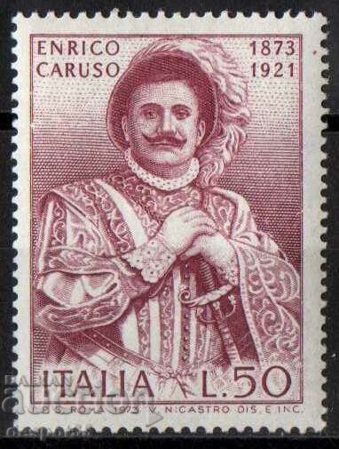 1973. Italia. 100 de ani de la nașterea lui Caruso.