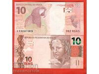 BRAZIL BRAZIL 10 Rial PARROT issue issue 201* NEW UNC