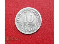 Γερμανία-Έσση-Φρανκφούρτη στο Main-10 Pfennig 1919