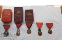 Lot Order and Medals For Merit Boris bravery medal