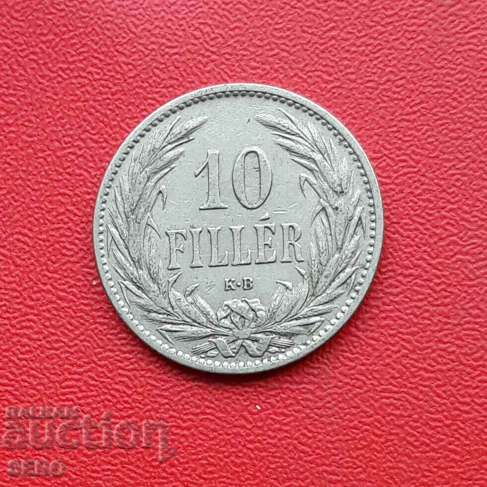 Austria-Hungary-10 filler 1894