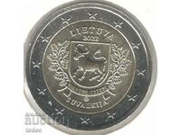 Lithuania-2 Euros-2022 LMК-KM# 276-Suvalkija