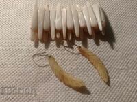 Bracelet earrings mother-of-pearl bone-0.01st