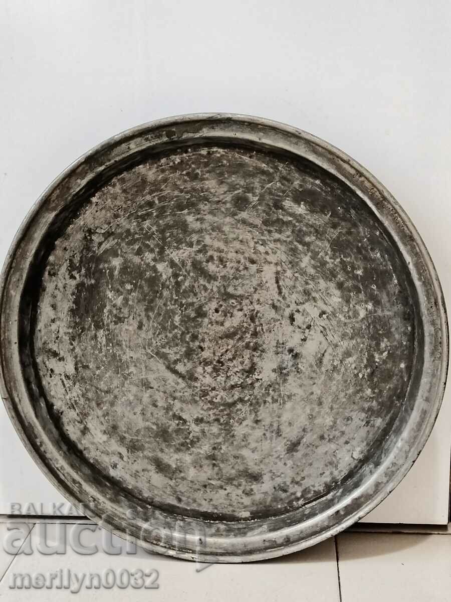 Ταψί για πίτα, χάλκινο, κατσαρόλα, μπλε, χάλκινο ταψί με τιμή 85.00 BGN | € 43.46