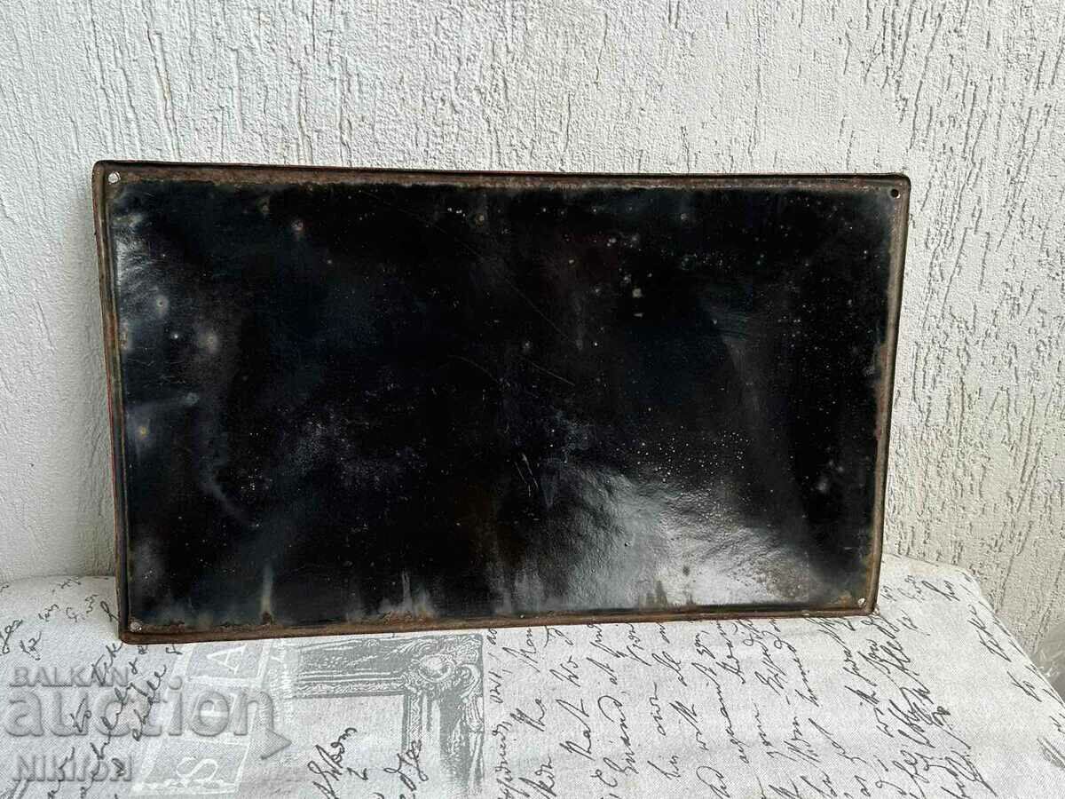 Auction Rare Soc Enamel Plate Auction Rare Soc Enamel Plate