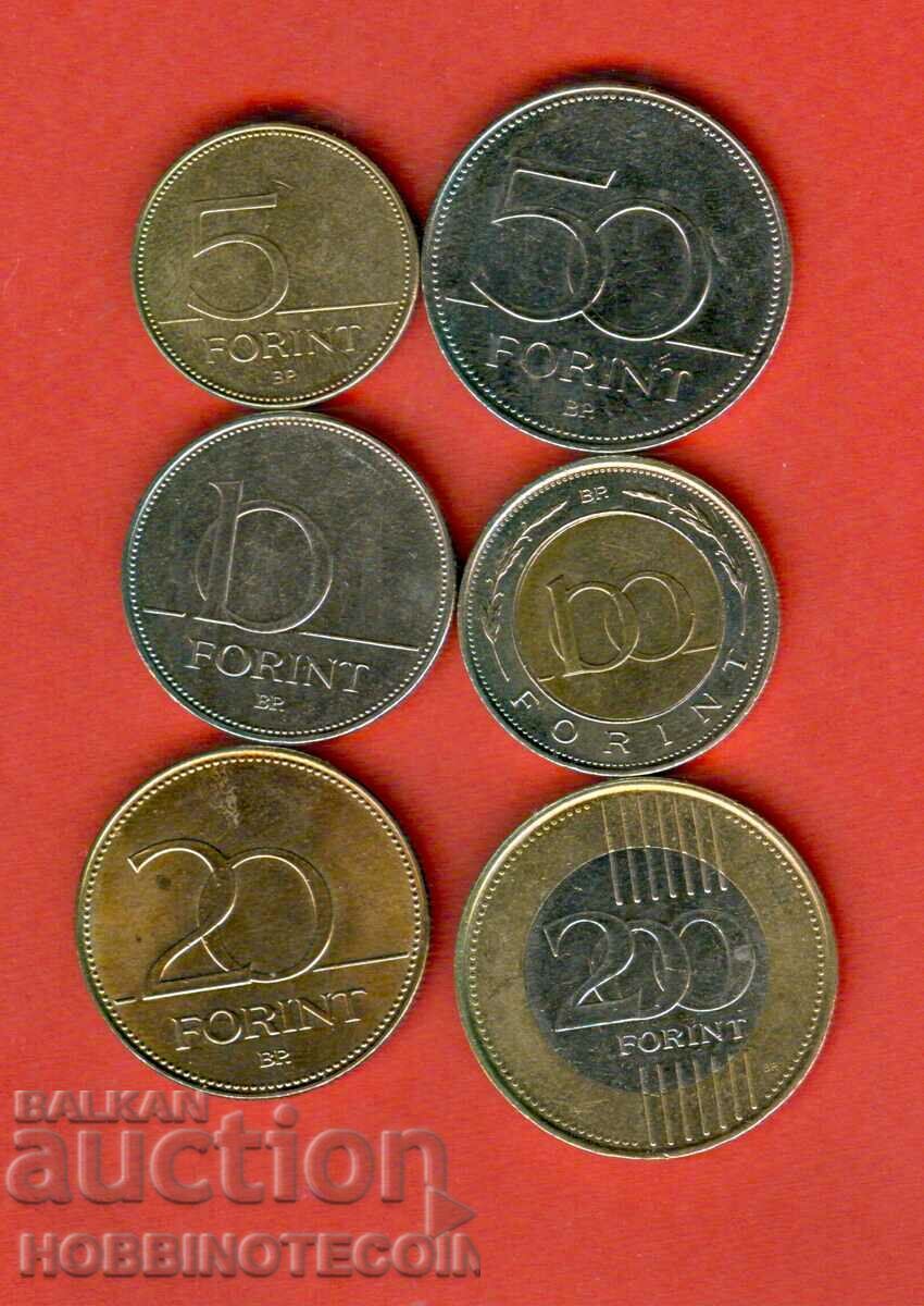 HUNGARY HUNGARY 5 10 20 50 100 200 Forints NEW UNC HUNGARY HUNGARY 5 10 20 50 100 200 Forints NEW UNC