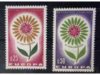 France 1964 Europe CEPT Flowers MNH