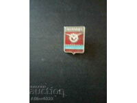 Pavlodar city badge, USSR.