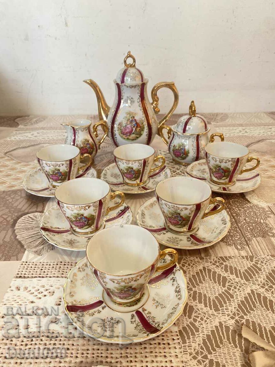 Very beautiful porcelain coffee service