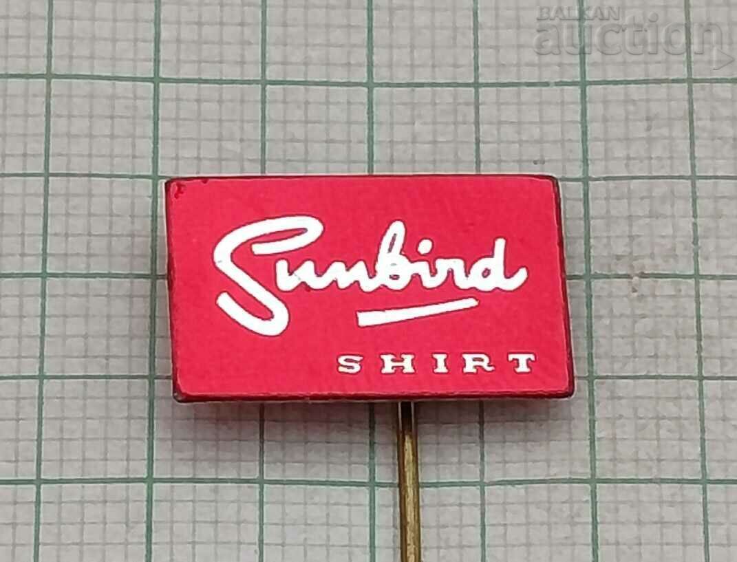 SUNBIRD SHIRT ADVERTISING BADGE.