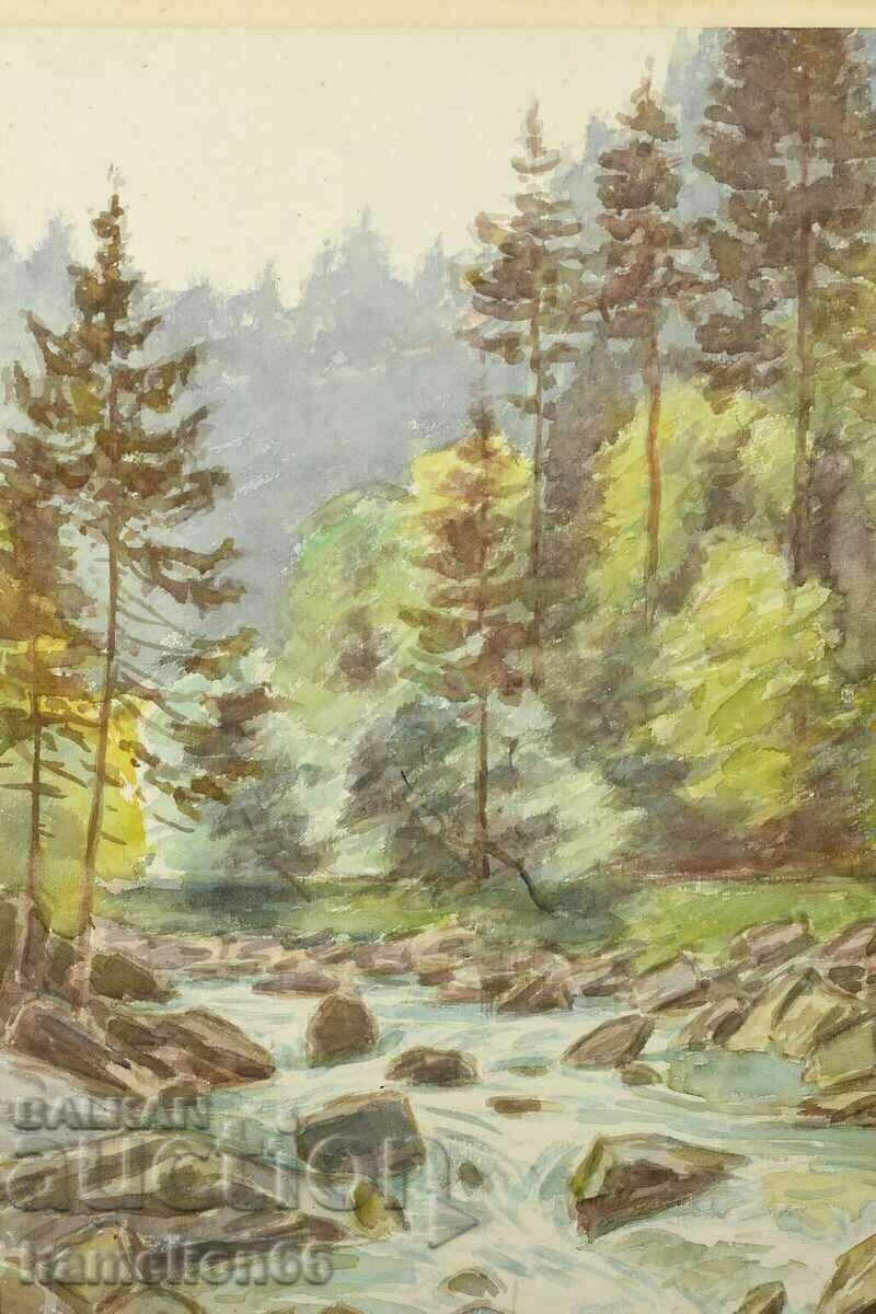 Ακουαρέλα.Ζωγραφική.Τοπίο, με τιμή 115.00 BGN | € 58.80 Ακουαρέλα.Ζωγραφική.Τοπίο, με τιμή 115.00 BGN | € 58.80